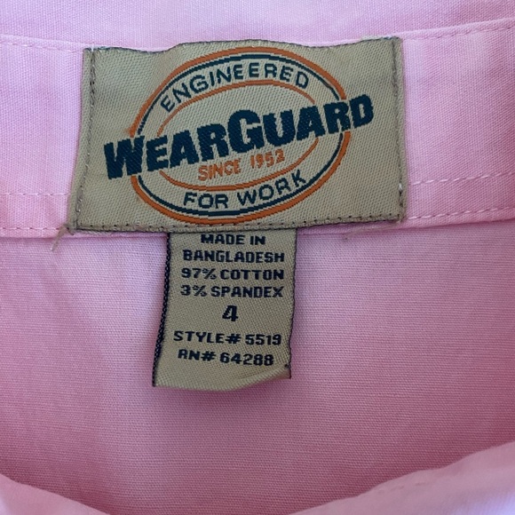 WEARGUARD Engineered for Work Women’s Size 4 Collard Button Front Tailored Shirt - Picture 4 of 11